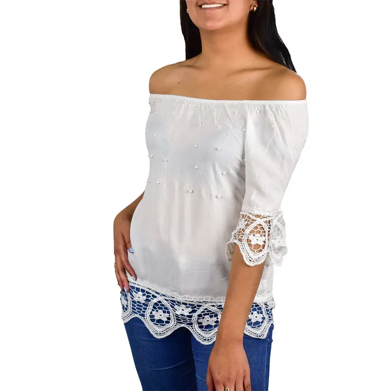Blusa Casual Para Dama Color Blanco 1