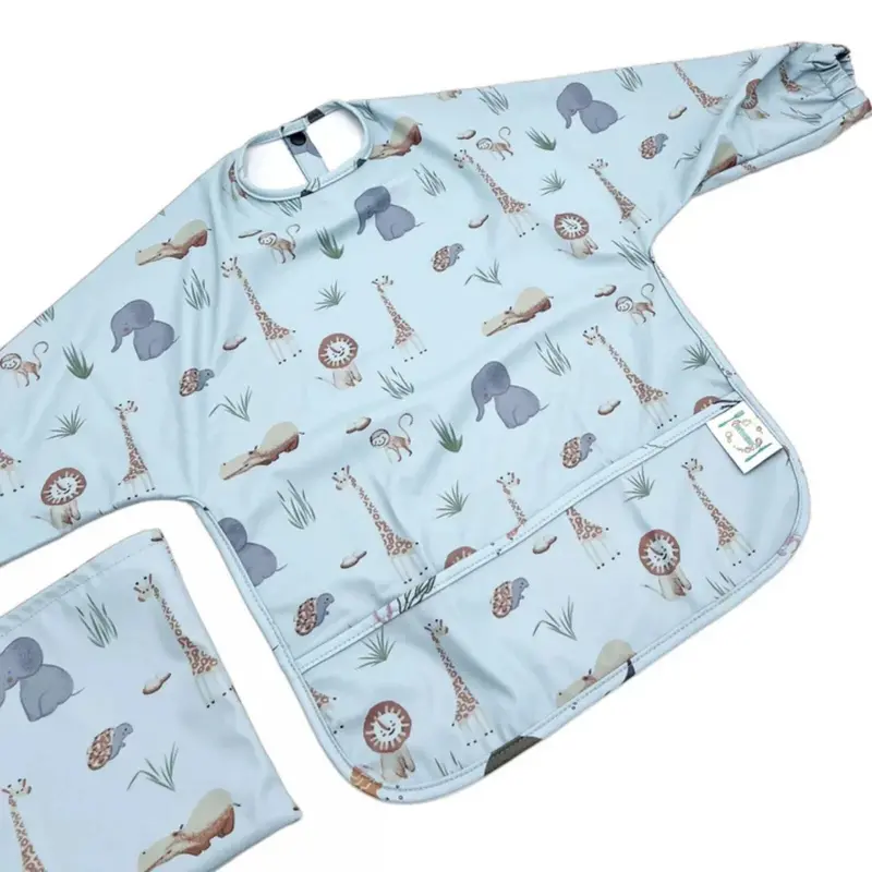 Blw Essentials Waterproof Long Sleeved Coverall Bib - Blue 1