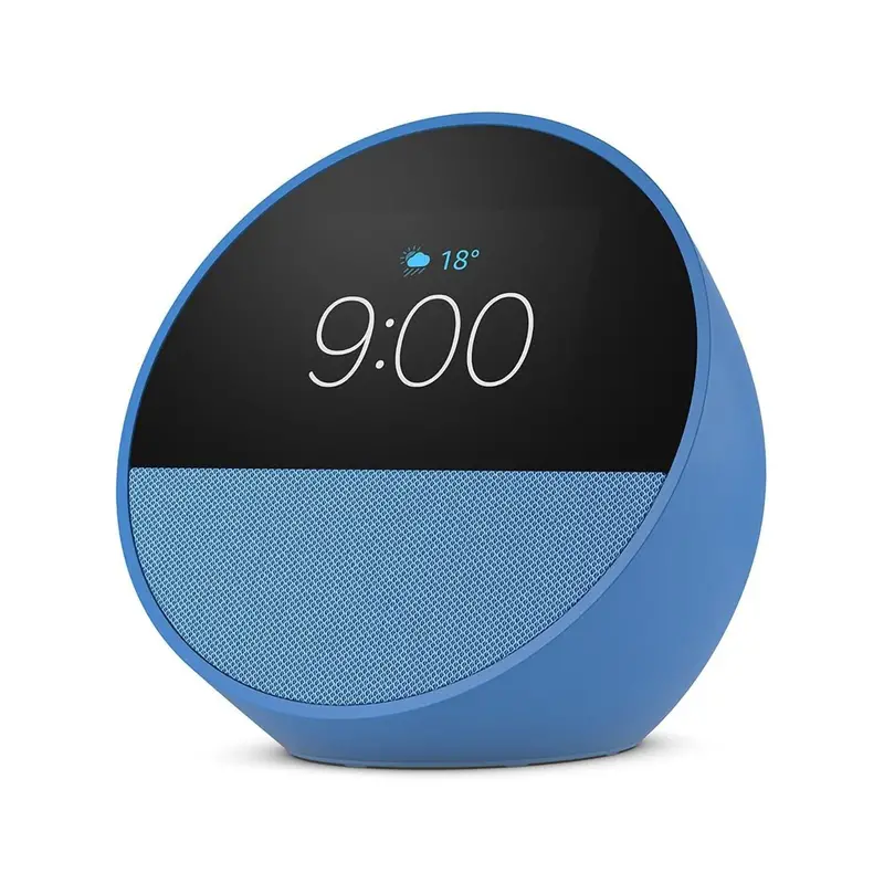 Bocina Inteligente Alexa Echo Spot Modelo 2024 Azul 1