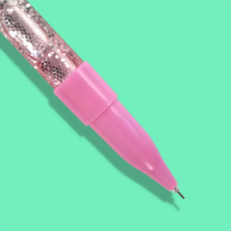 Bolígrafo Con Brillos, Color Rosa, 1 Pieza 2