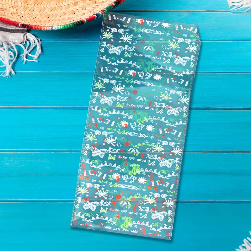 Bolsa De Celofán Con Diseño De Fiestas Patrias, 10Pzas 1
