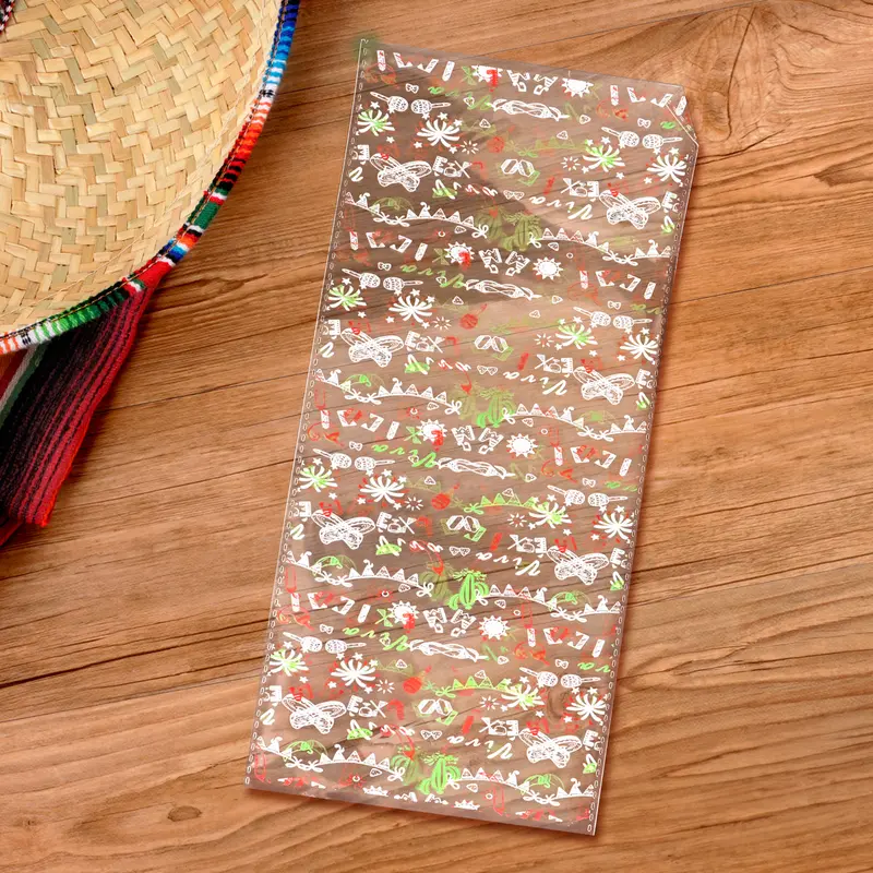 Bolsa De Celofán Con Diseño De Fiestas Patrias, 10Pzas 2