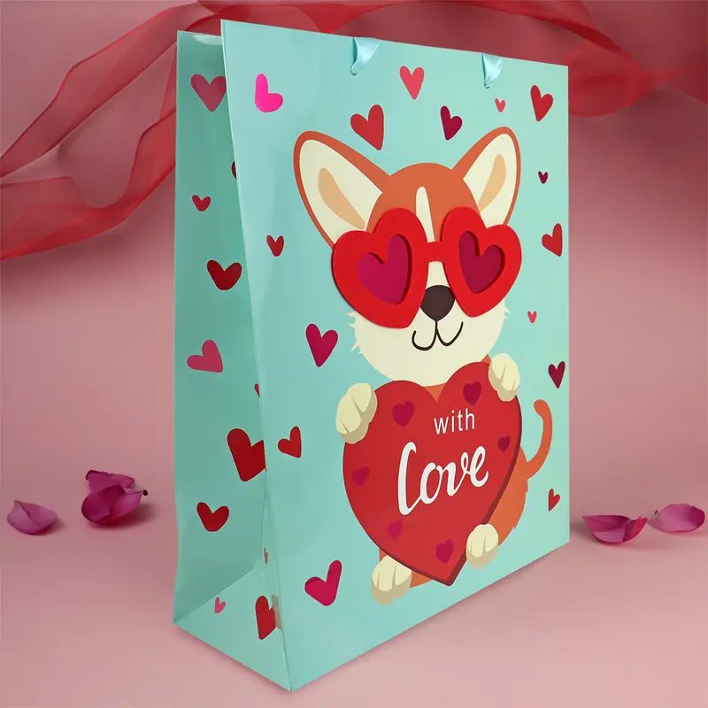 Bolsa De Regalo Con Temática De San Valentín, Love 1