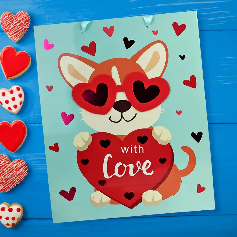 Bolsa De Regalo Con Temática De San Valentín, Love 2
