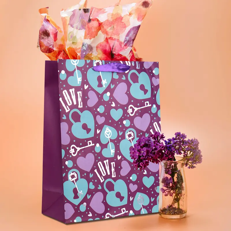 Bolsa De Regalo Decorada Para San Valentín 1