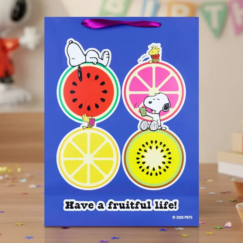 Bolsa De Regalo, Frutas, Snoopy 2