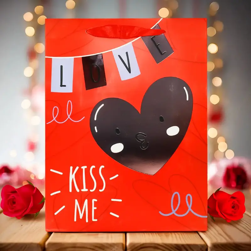 Bolsa De Regalo, Love, Color Rojo 1
