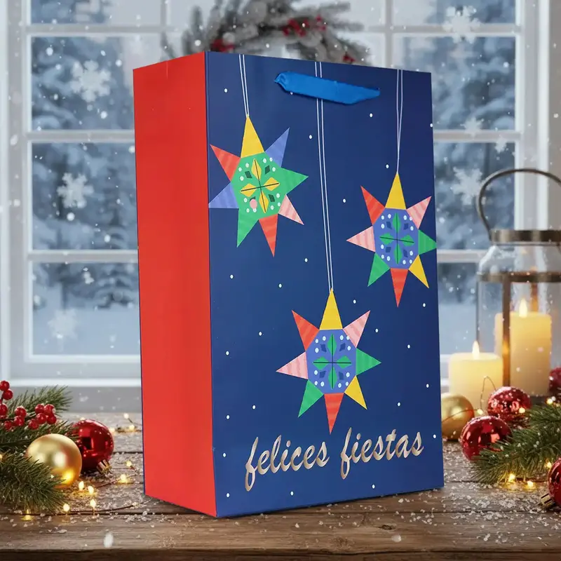 Bolsa De Regalo Navideña, Felices Fiestas, Piñata 1