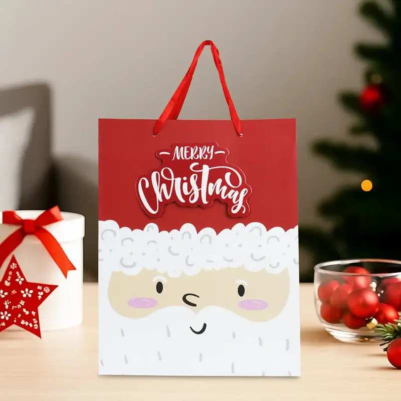 Bolsa De Regalo Navideña, Merry Christmas, Santa Claus 1