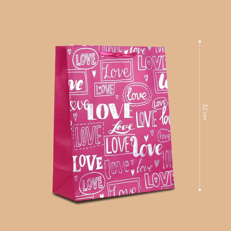 Bolsa De Regalo Rosa Para San Valentín 2