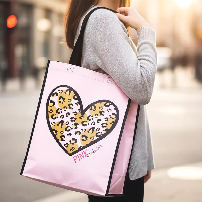 Bolsa Ecológica, Corazón, Pink Label 1