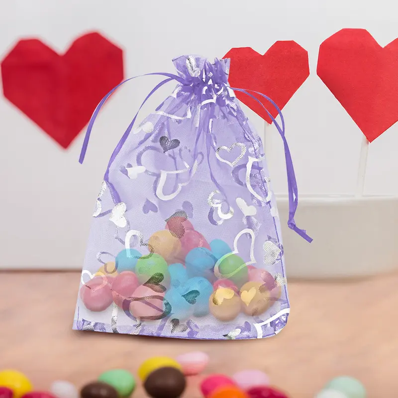 Bolsa Para Regalo Color Morado, 2 Pzas 1