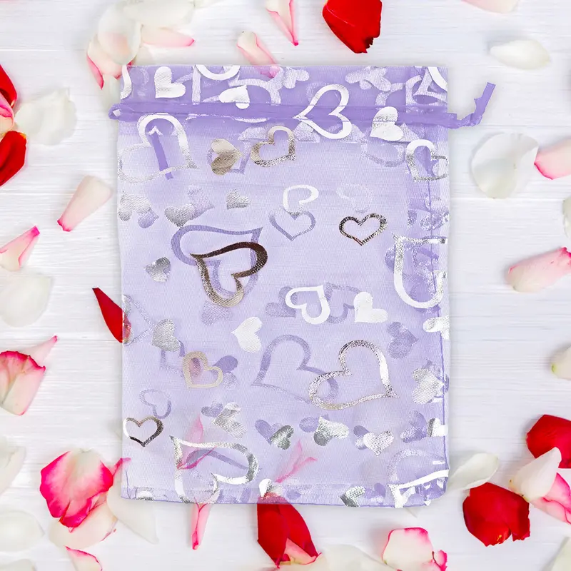 Bolsa Para Regalo Color Morado, 2 Pzas 2