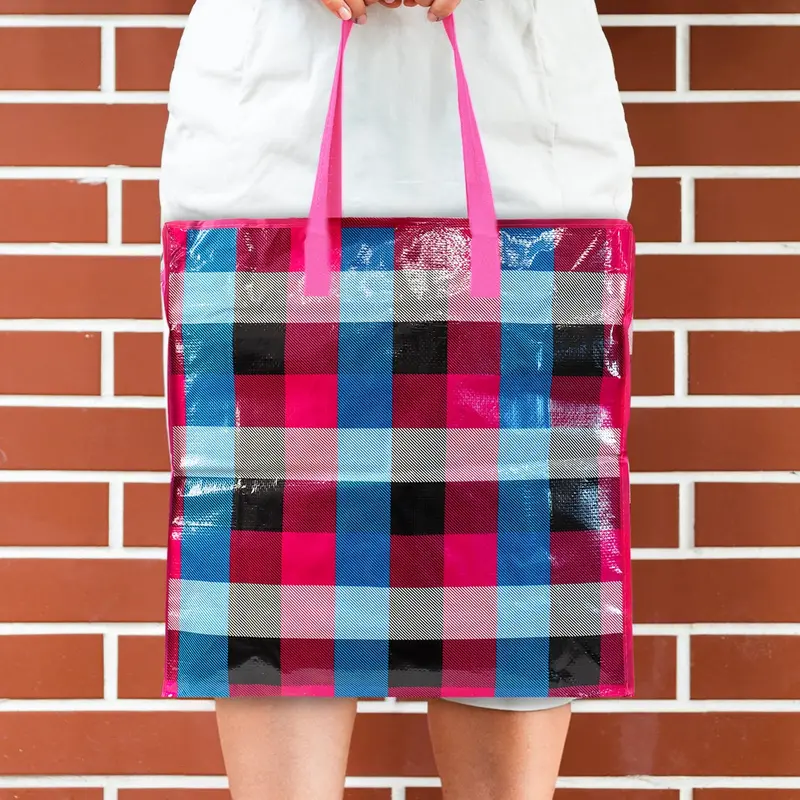 Bolsa Reutilizable, Cierre, Color Rosa 1