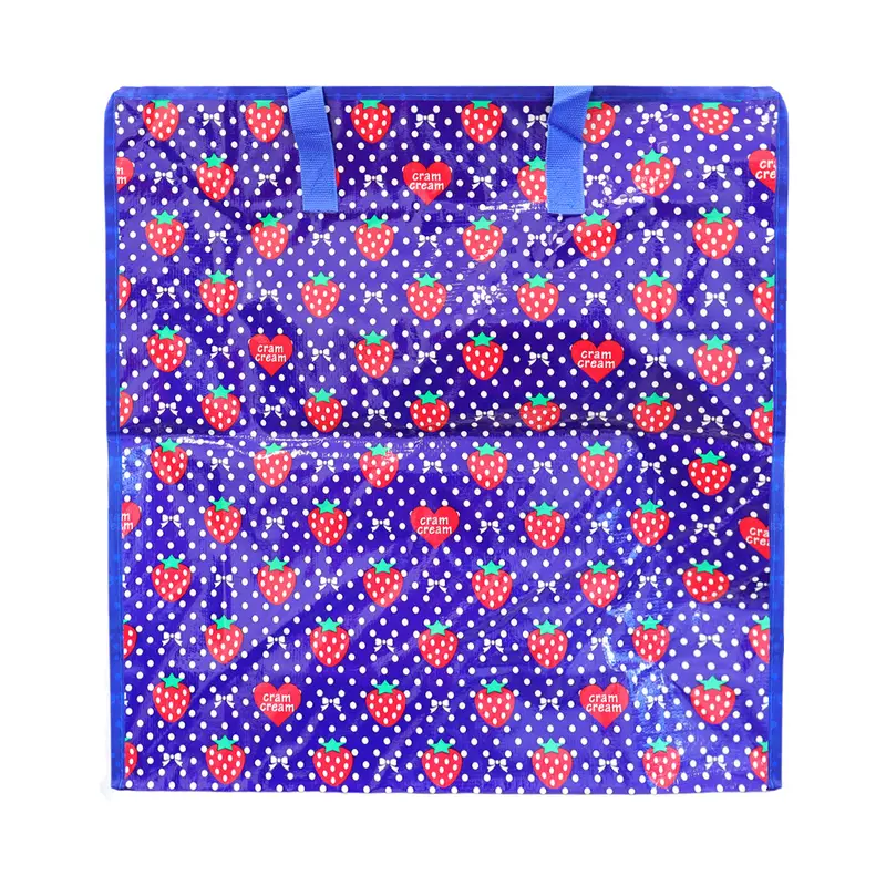 Bolsa Reutilizable Con Cierre, Diseño Fresas 2