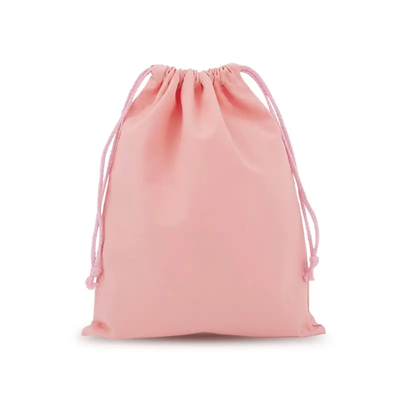 Bolsa Rosa Con Cordón, 25X20 Cm 2