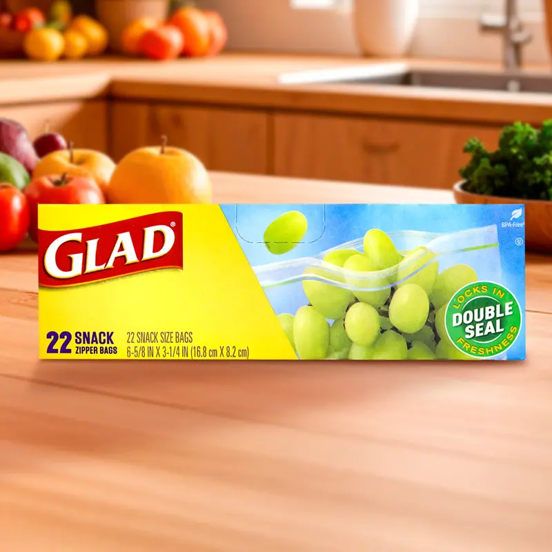 Bolsas De Plástico Con Cierre Hermético, Glad, 22 Pzas 1