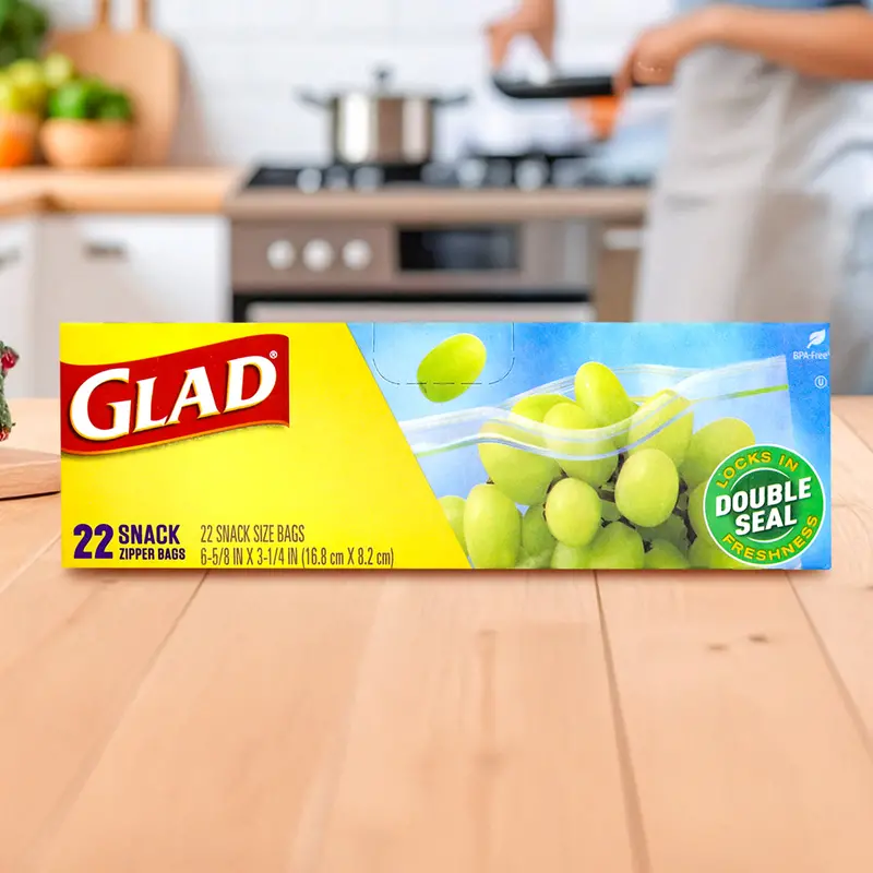 Bolsas De Plástico Con Cierre Hermético, Glad, 22 Pzas 2