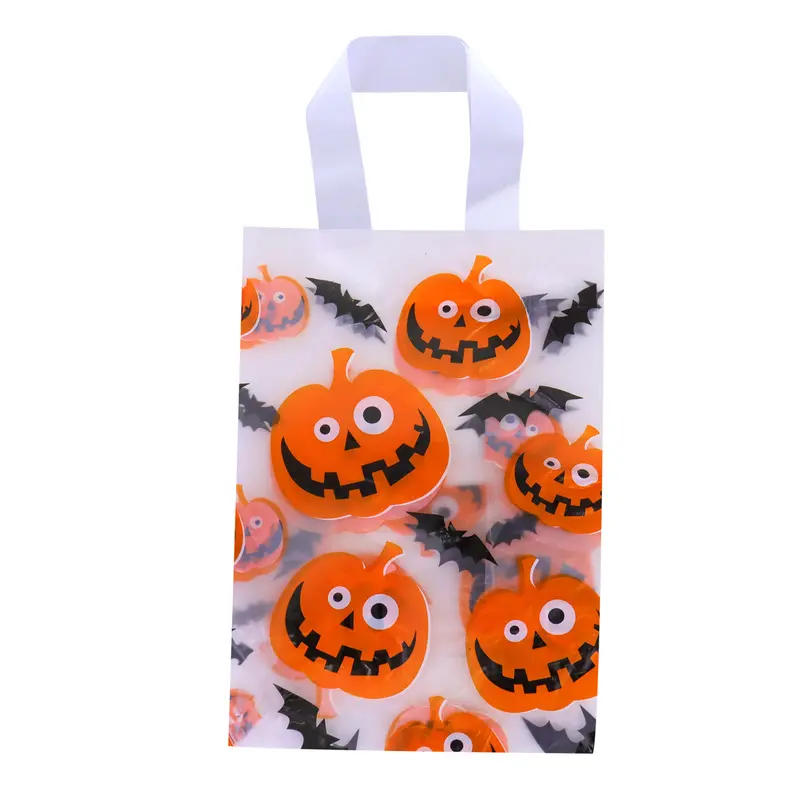 Bolsas De Plástico Con Diseño De Calabaza Para Dulces 2