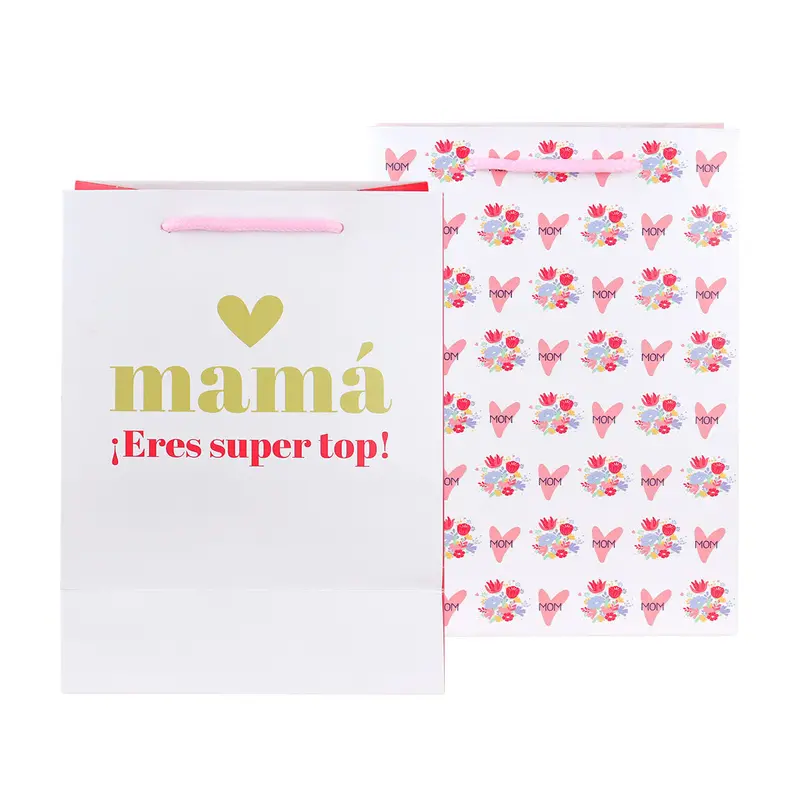 Bolsas De Regalo, Diseño Día De Las Madres, 2 Pzas 2