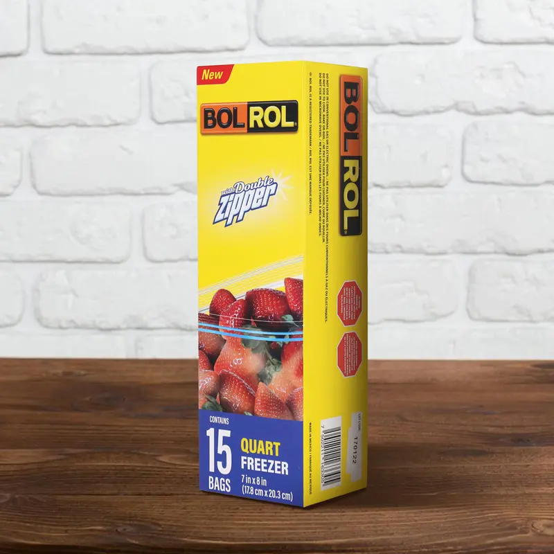 Bolsas Herméticas Con Zipper Para Congelar Y Almacenar Alimentos, 17.8X20.3 Cm 1