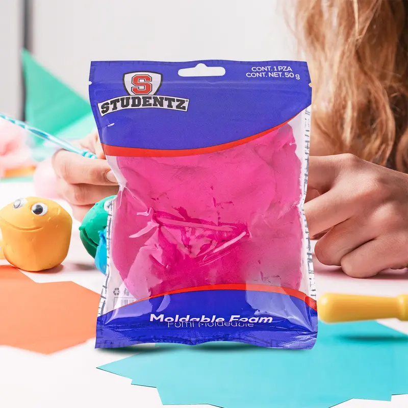 Bolsita De Masa Moldeable Color Fiusha 50Gr. 2