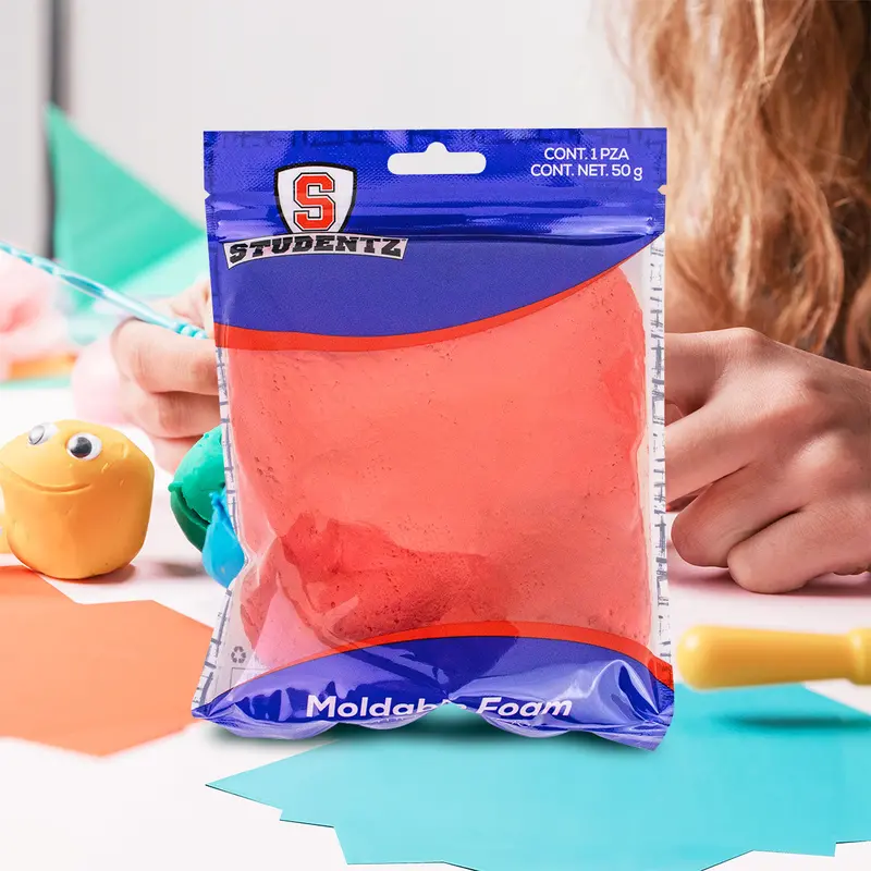 Bolsita De Masa Moldeable Color Salmon 50Gr. 2