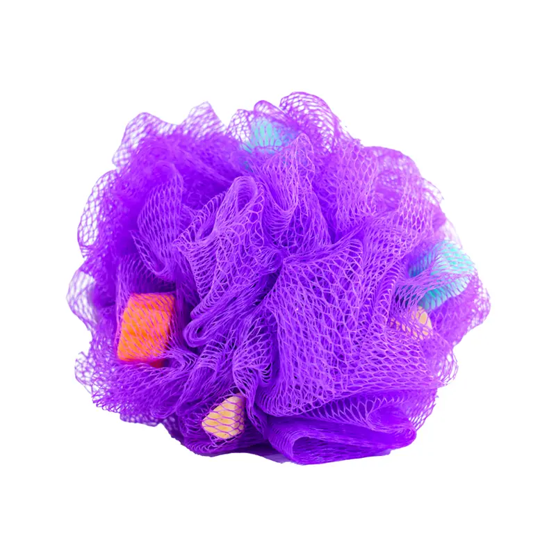Borla, Esponja Color Morado Con Jabón, 2 En 1 1