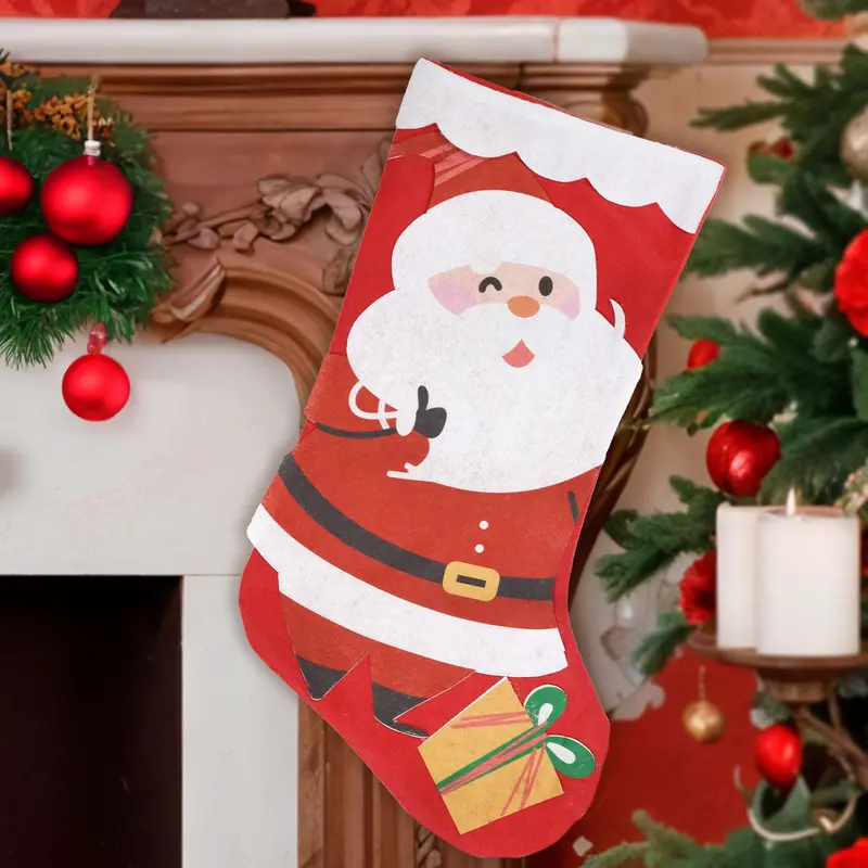Bota Navideña, Santa Claus, 43X23 Cm 1