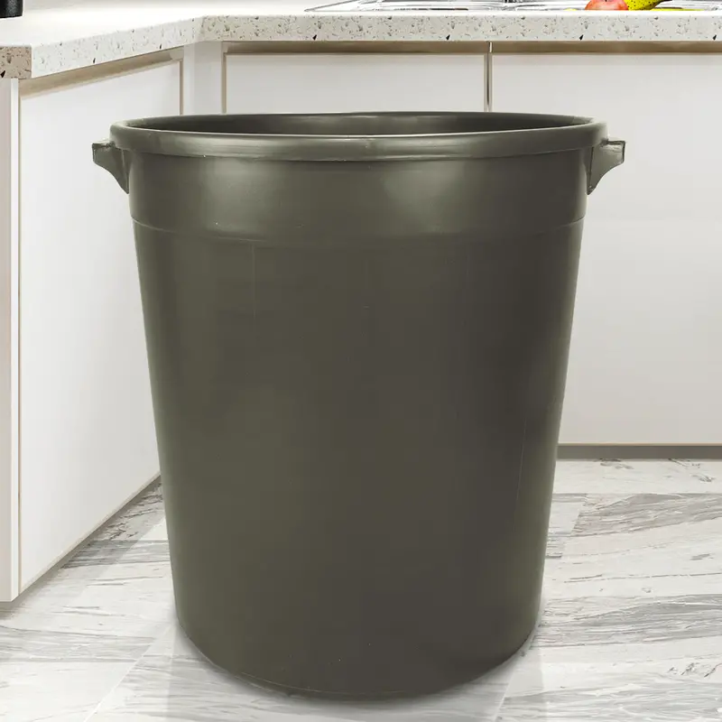 Bote De Basura, Color Verde Militar, 72 L 1