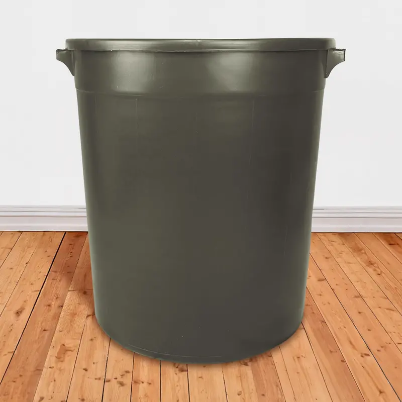 Bote De Basura, Color Verde Militar, 72 L 2