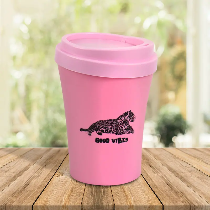 Bote De Basura Para Escritorio, Color Rosa 1