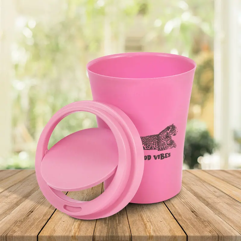 Bote De Basura Para Escritorio, Color Rosa 2