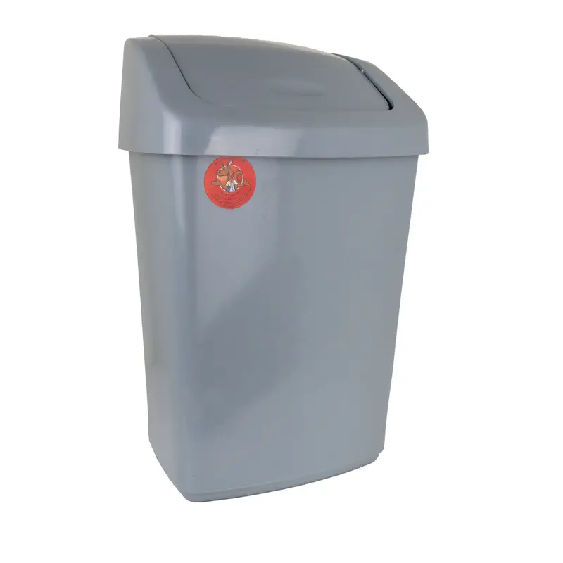 Bote Para Basura, Color Gris 2