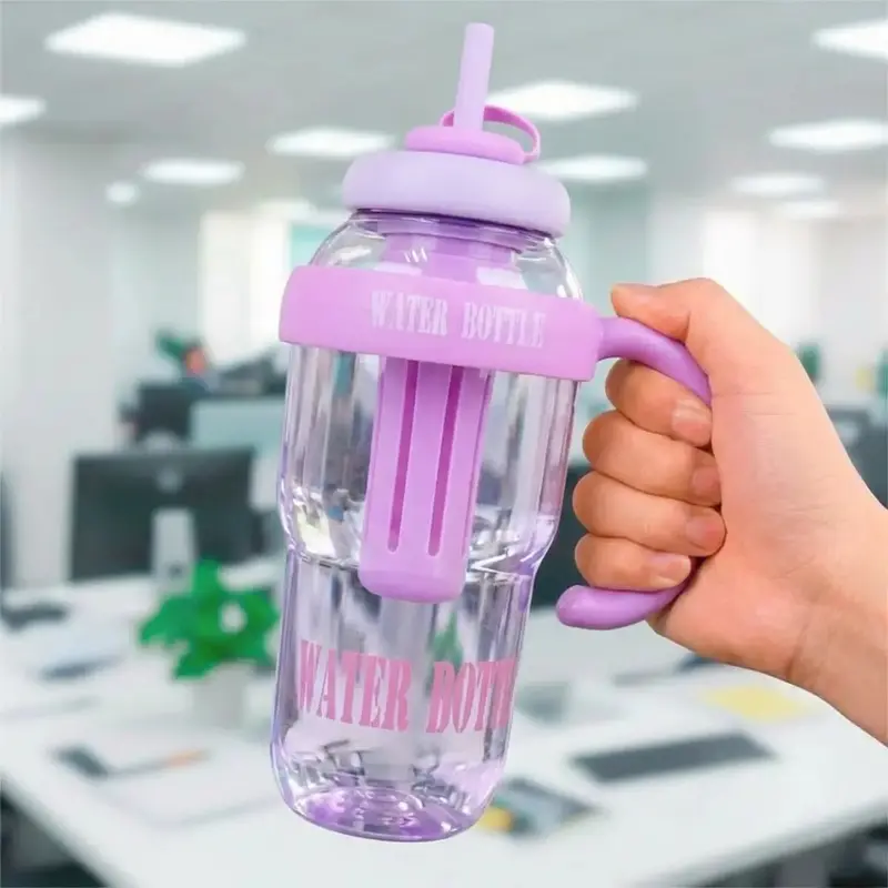 Botella De Agua, Color Morado, 1.3 L 2