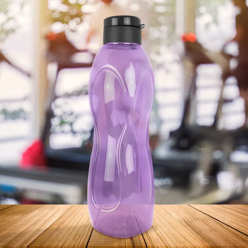 Botella De Agua, Color Morado, 26X7 Cm 1
