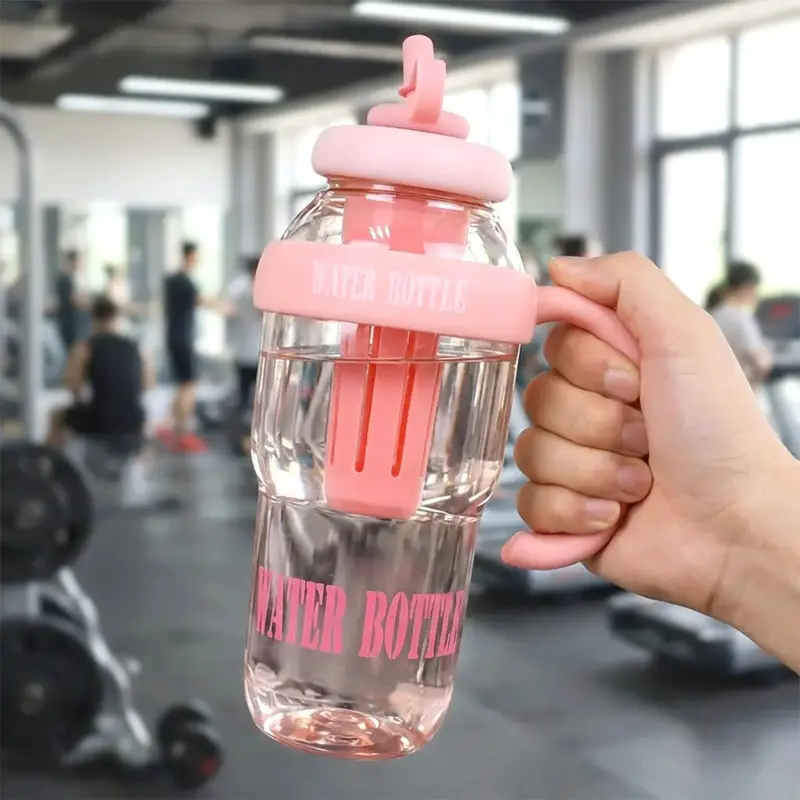 Botella De Agua, Color Rosa, 1.3 L 1