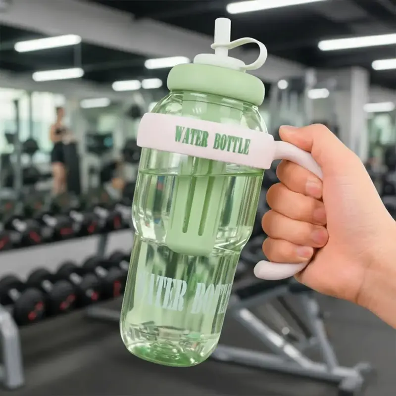 Botella De Agua, Color Verde, 1.3 L 1