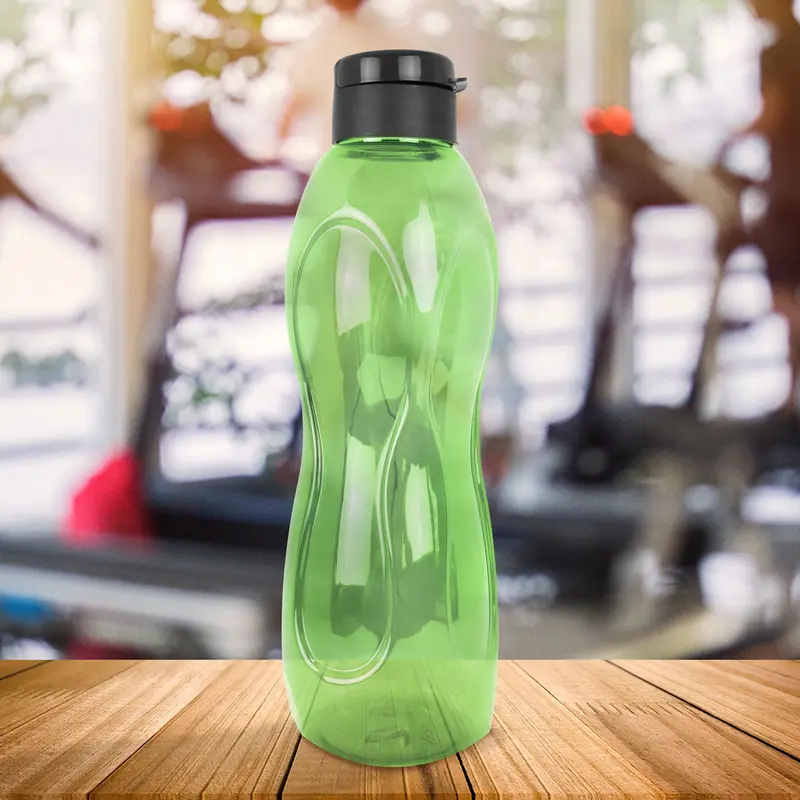 Botella De Agua, Color Verde, 26X7 Cm 1