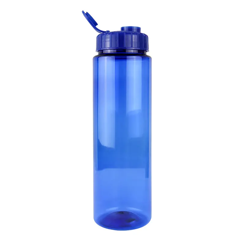 Botella De Agua De Plástico, Color Azul, 26X7 Cm 2