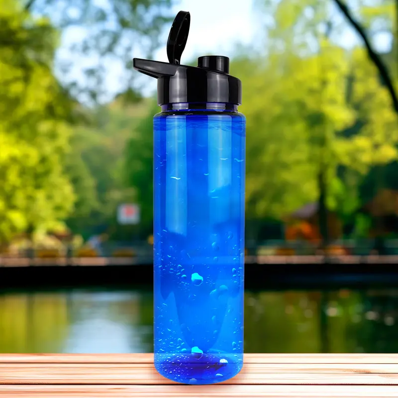 Botella De Agua De Plástico, Color Azul, 900 Ml 1