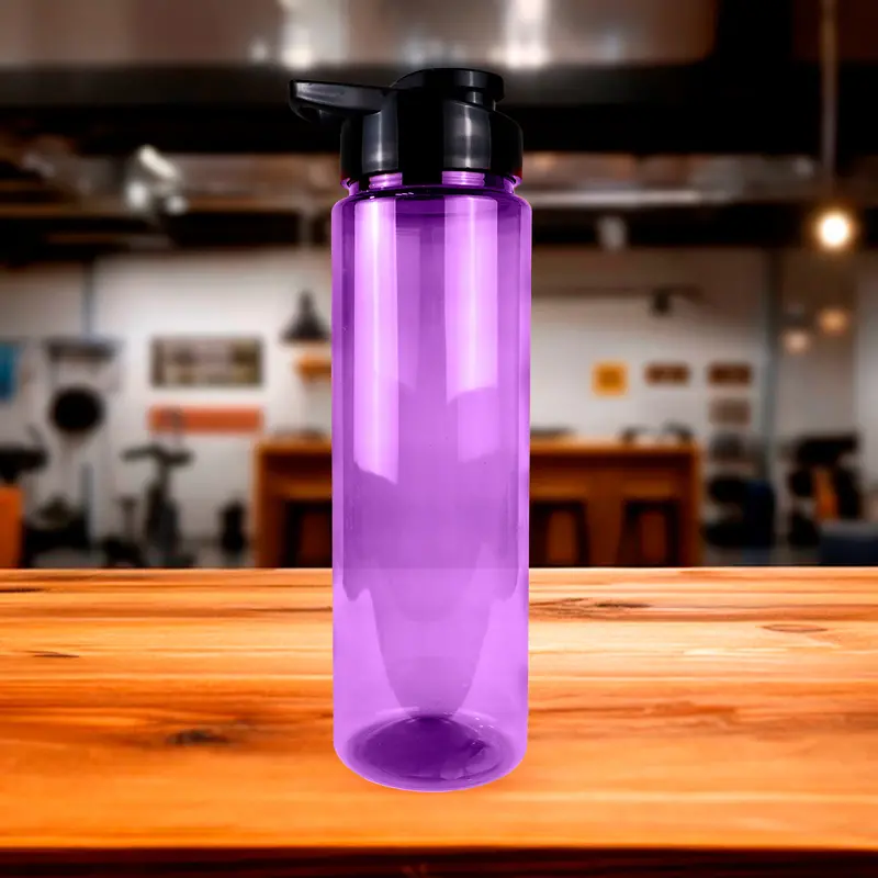 Botella De Agua De Plástico, Color Morado, 900 Ml 2