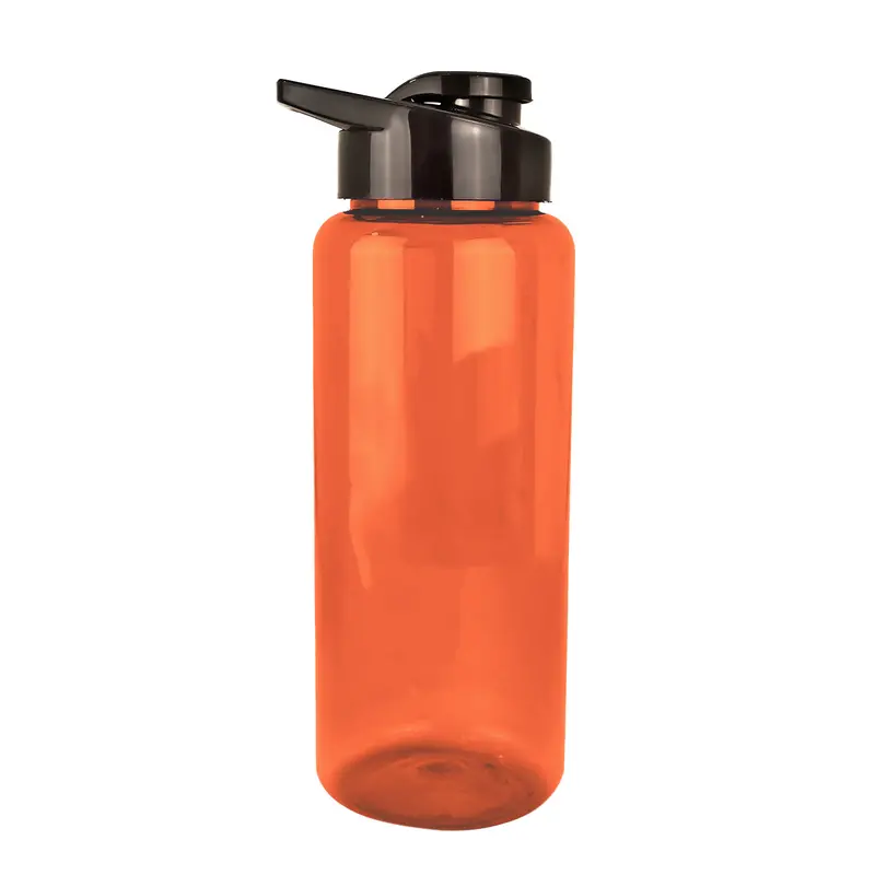 Botella De Agua De Plástico, Color Rojo, 1L 2