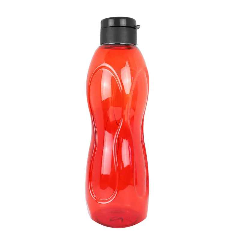 Botella De Agua De Plástico, Color Rojo, 26X7 Cm 2