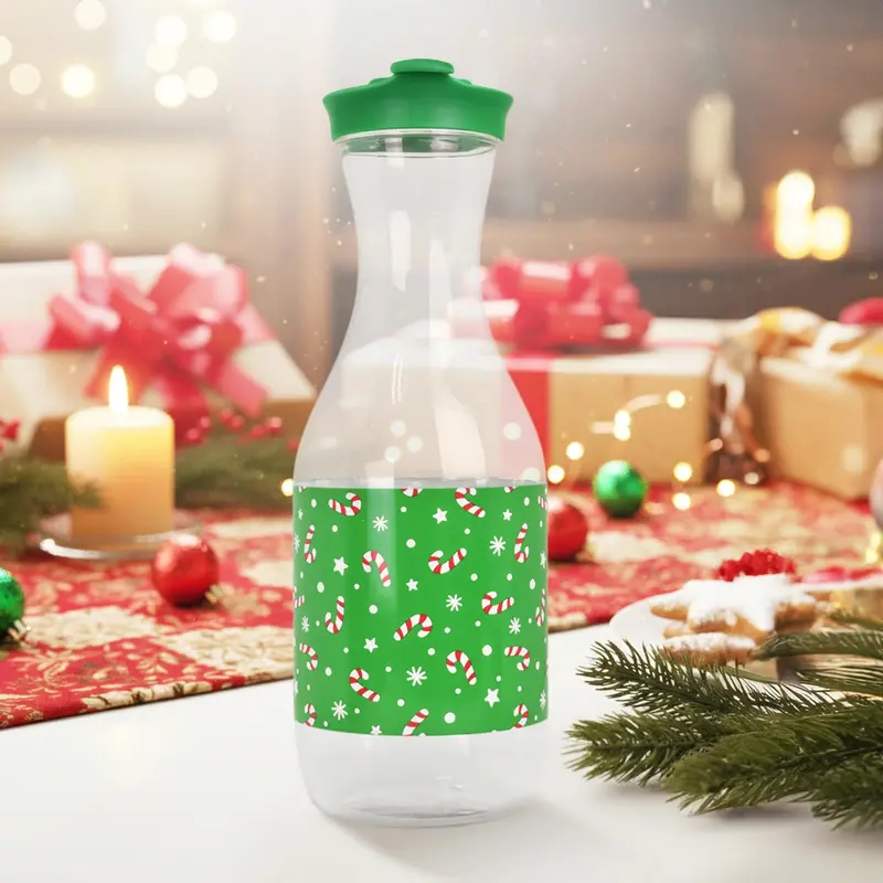 Botella De Agua Navideña, 1.5 L 1