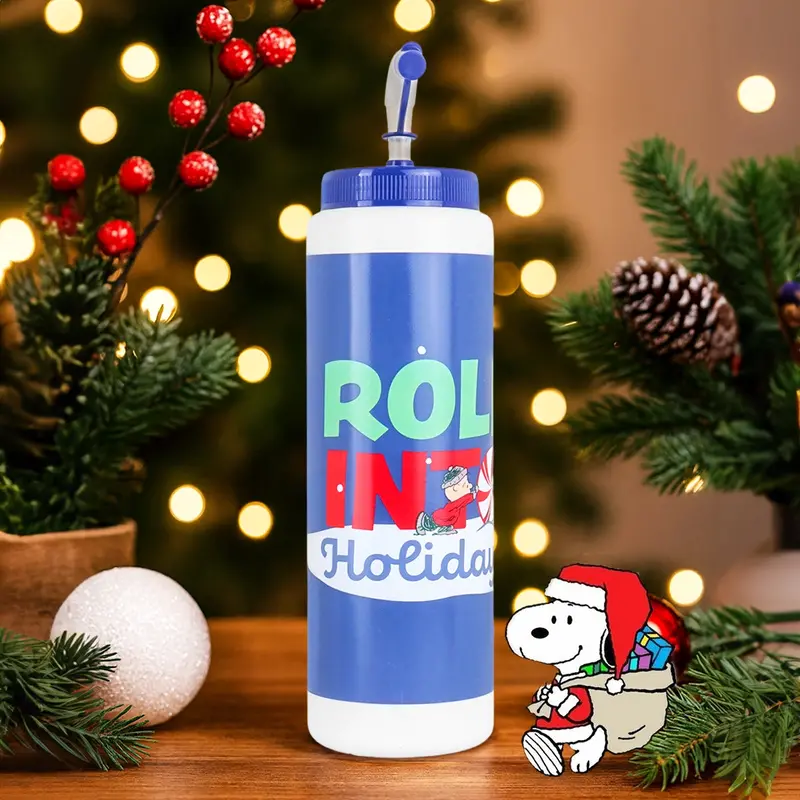 Botella De Agua, Peanuts, Navideña 1