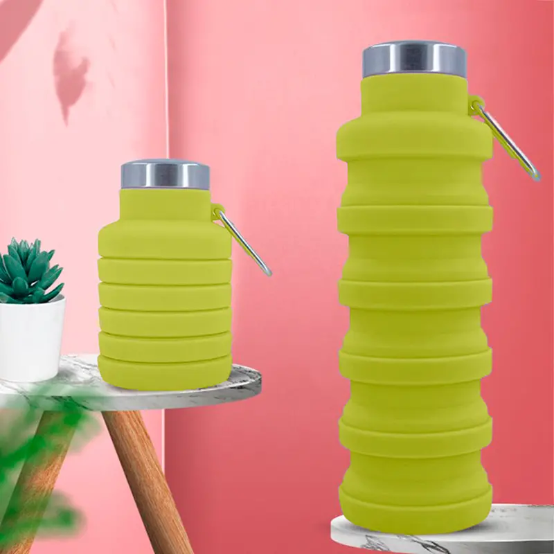 Botella De Agua Plegable, Color Verde 1