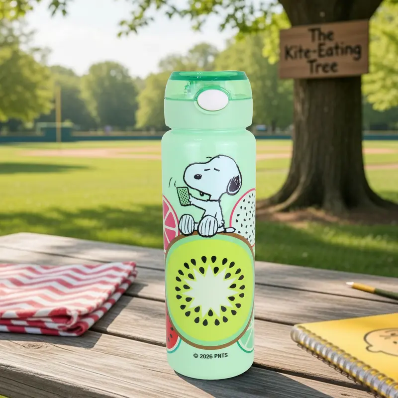 Botella De Agua, Snoopy, Diseño Frutas, 680 Ml 1