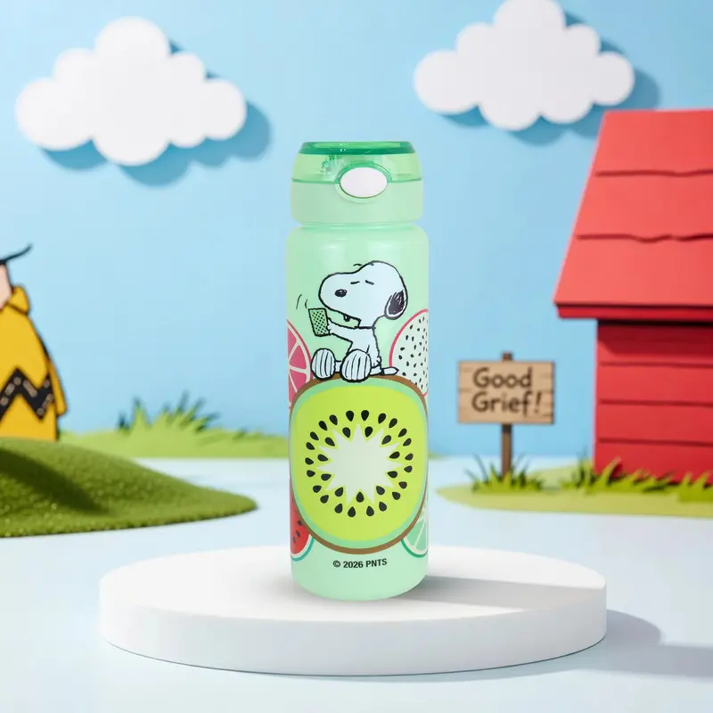 Botella De Agua, Snoopy, Diseño Frutas, 680 Ml 2