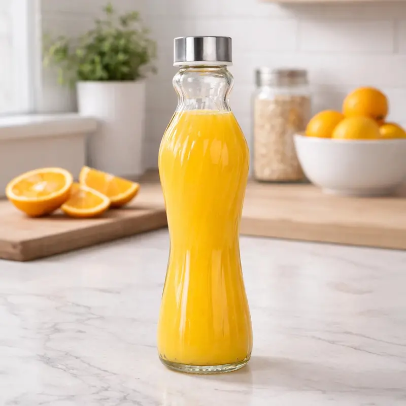 Botella De Cristal Con Tapa, 500 Ml 1